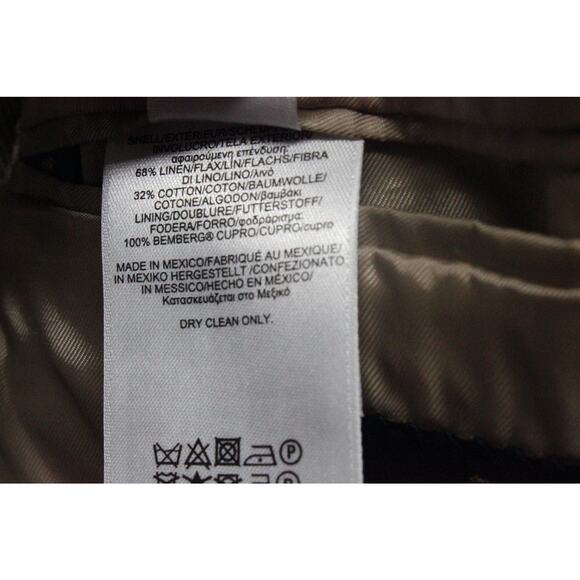 Brooks Brothers Blazer Mens 46R Tan Linen Regent Fit 346 Two Button Sport Coat - Picture 7 of 8